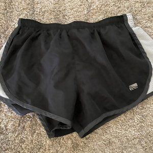Black Athletic Workout RunningShorts Womans sz S